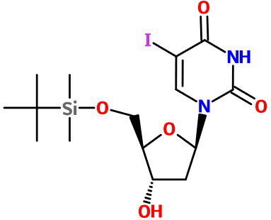 (image for) MC080671 5'-O-tert-Butyldimethylsilyl-5-iodo-2'-deoxyuridine